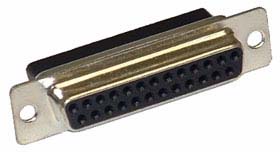 DB-25S Housing for Crimp Type Female Pins